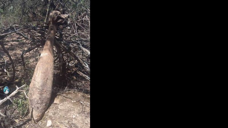 Encuentran proyectil de mortero en la Quebrada de Moreyra