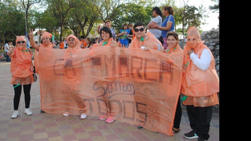 Lucía encabezó la autoconvocatoria de Catamarca en respaldo a Scioli