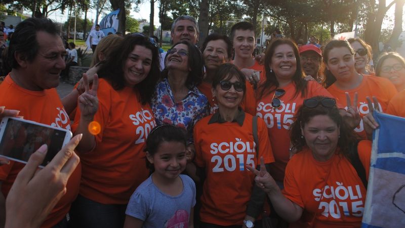Lucía encabezó la autoconvocatoria de Catamarca en respaldo a Scioli
