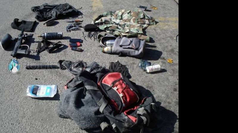 Con una pistola de Paintball amenzaba a los automovilistas