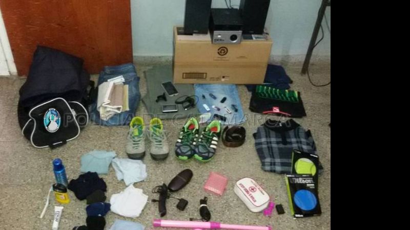 Aprehendido con elementos de dudosa pertenencia