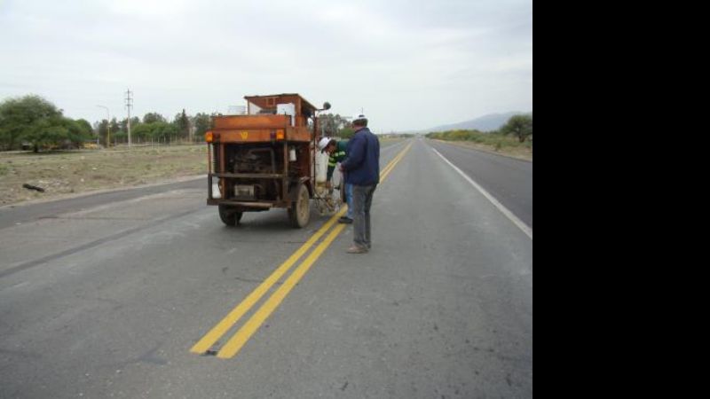 Continúan las obras en el acceso por Ruta 38, desde La Rioja