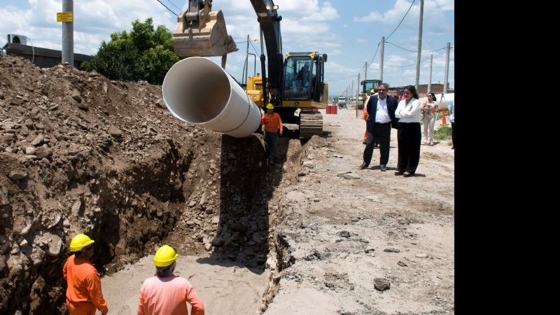Inicia la segunda etapa de la obra de desagües más grande de la ciudad