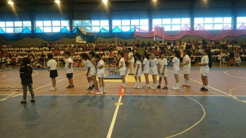 Muestra de gimnasia en la etapa final del ciclo lectivo