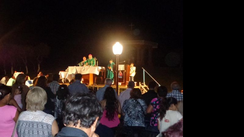 Bendicen el monumento de La Piedad en Achalco