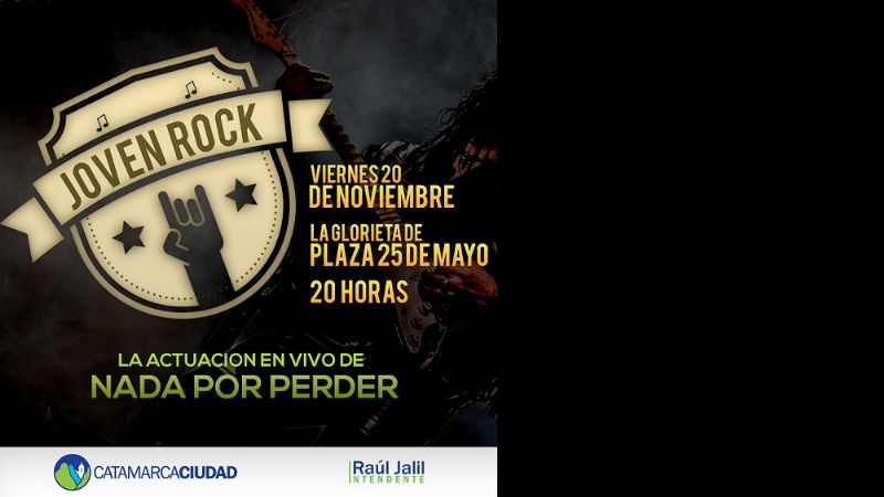 Se viene el “Joven Rock”, para difundir bandas locales