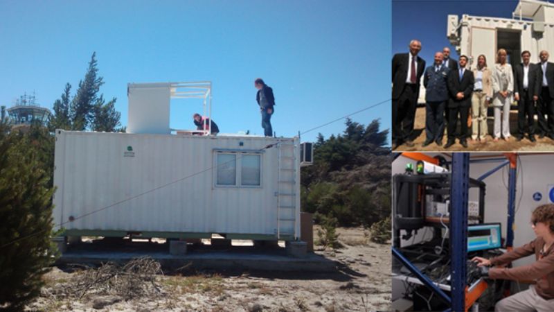 Miden la contaminación atmosférica con rayos láser