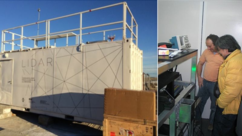 Miden la contaminación atmosférica con rayos láser