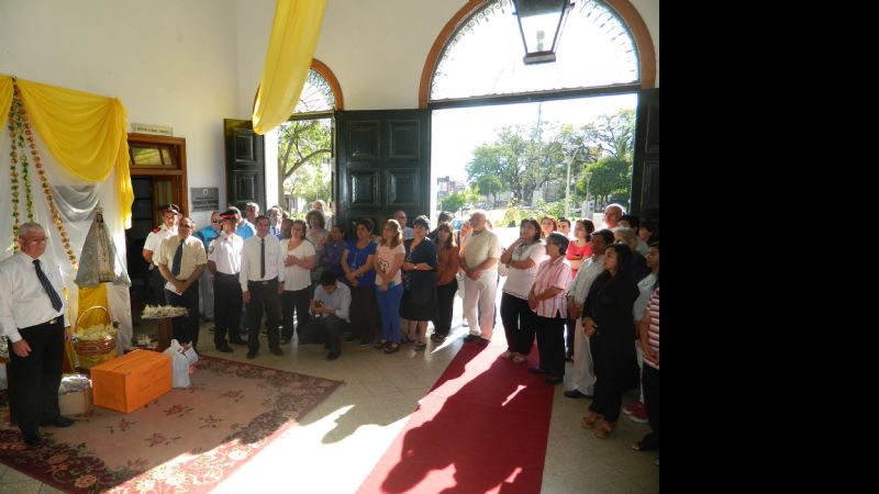 La Virgen del Valle fue homenajeada en Casa de Gobierno, Rentas y el Rectorado de la UNCA
