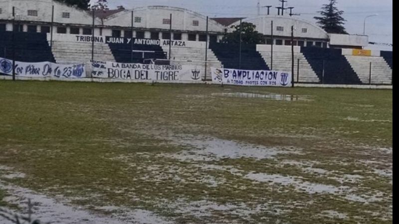 Por la lluvia se suspendió el partido de Villa Cubas con Brown