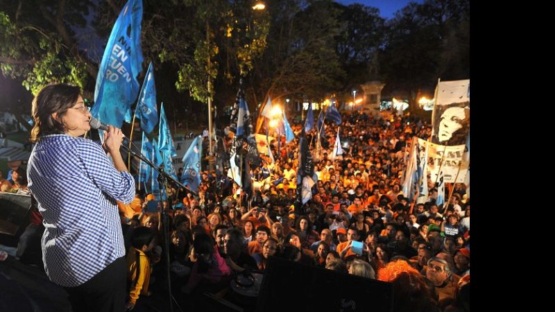 El FPV realizó el cierre de campaña en apoyo a Scioli