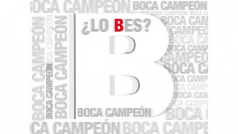 Los fanáticos de Boca festejaron con afiches “dedicados” a River