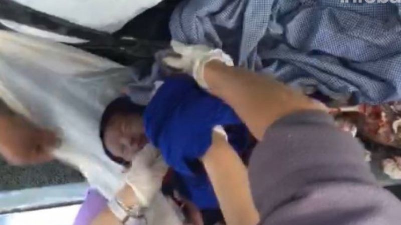 Abandonó a una beba recién nacida en una estación de servicio