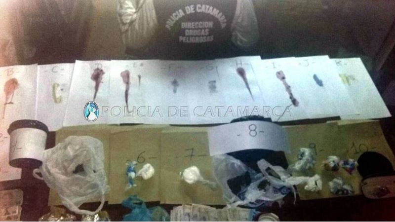 Desbaratan un punto de venta de droga en Av. Belgrano