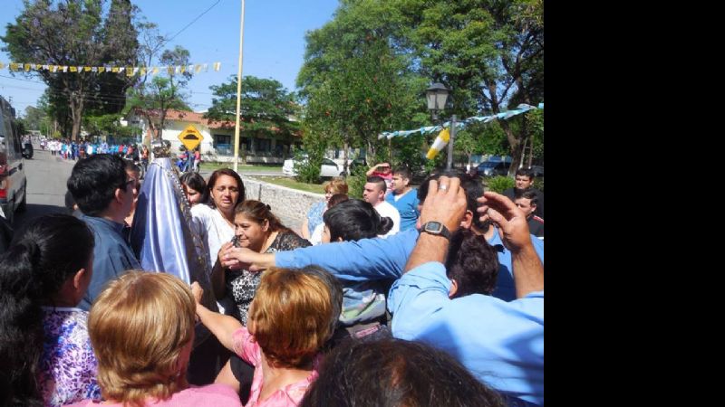 Los pobladores de Nueva Coneta recibieron con mucha emoción a la Virgen del Valle