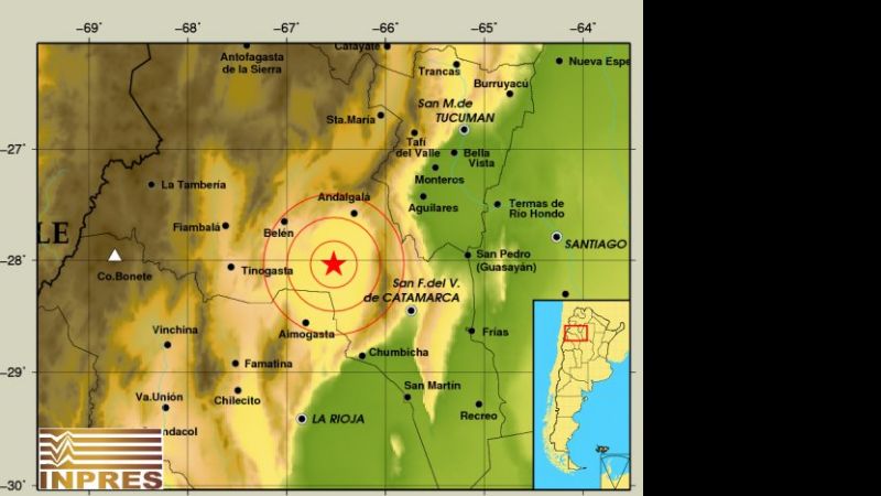 Leve temblor en la madrugada