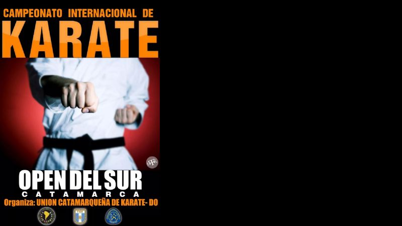 El Open del Sur “Catamarca 2015” de Karate, el 28 y 29 en el “Poli”