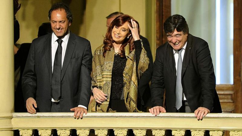 La presidenta recibirá esta tarde a Scioli y a Zannini en Olivos