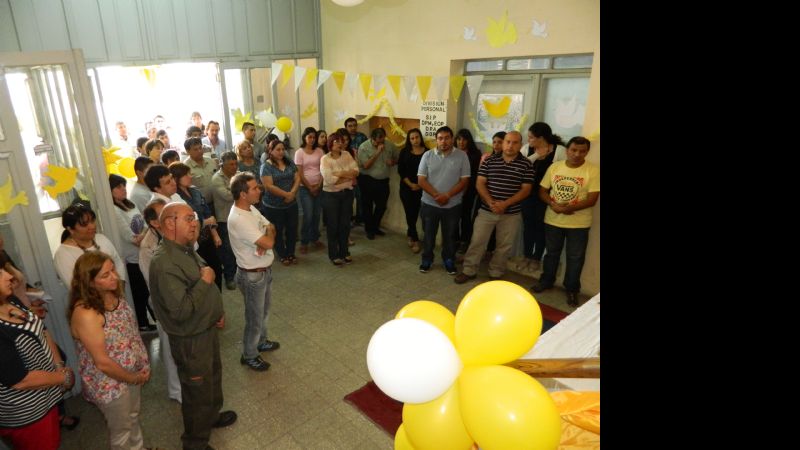 La Virgen del Valle visitó las instalaciones del Ministerio de Obras Públicas