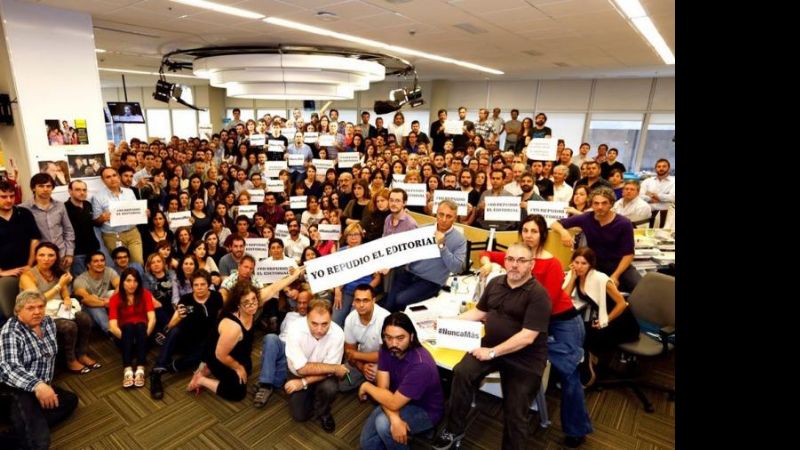 Amplio repudio al editorial de La Nación