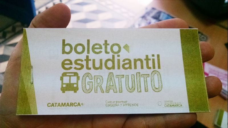 Cronograma de entrega del Boleto Estudiantil para diciembre