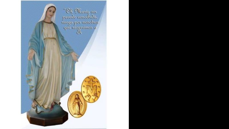 Consagran el altar y dedican el templo en honor a la Virgen de la Medalla Milagrosa