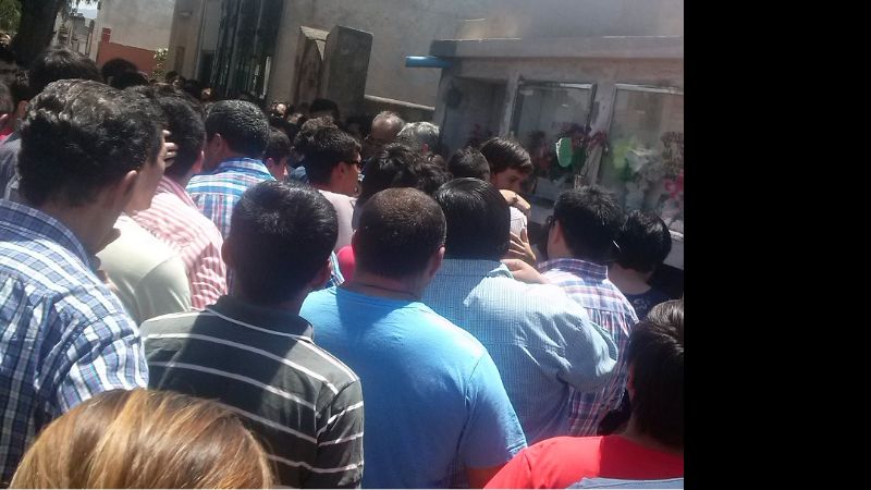 Profundo pesar en el sepelio de Lautaro Sosa Rous, en Pozo El Mistol