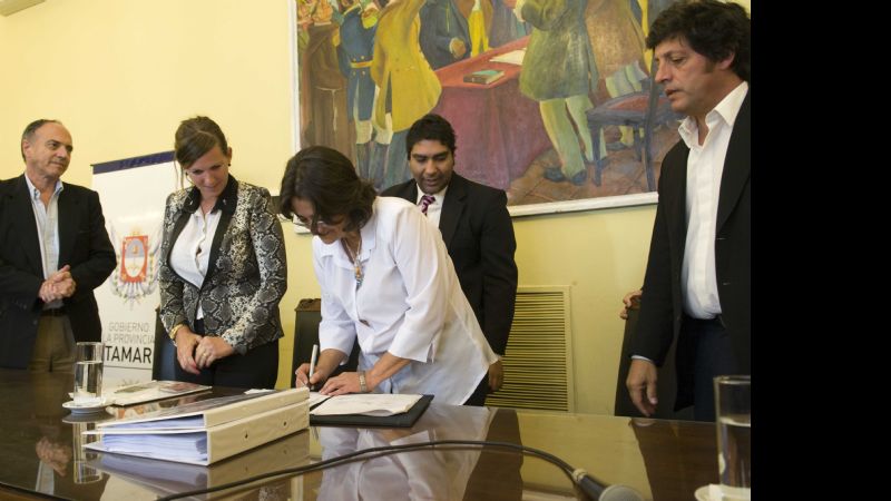 Lucía firmó un convenio para el tratamiento de residuos sólidos urbanos