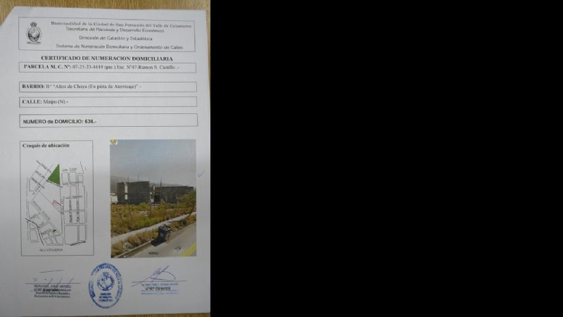 Nuevo sistema de entrega de certificaciones domiciliarias