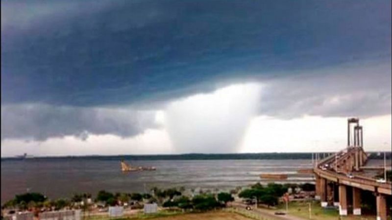 Un tornado arrasó varias ciudades en Chaco