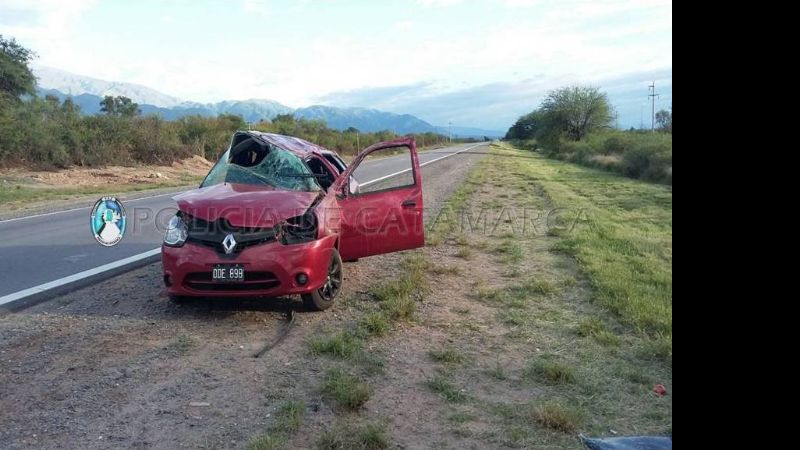 Vuelco en Capayán