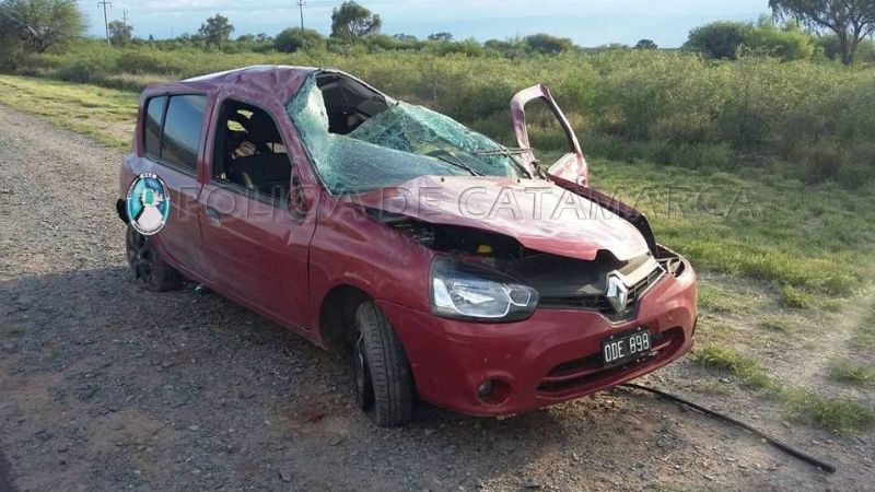 Vuelco en Capayán
