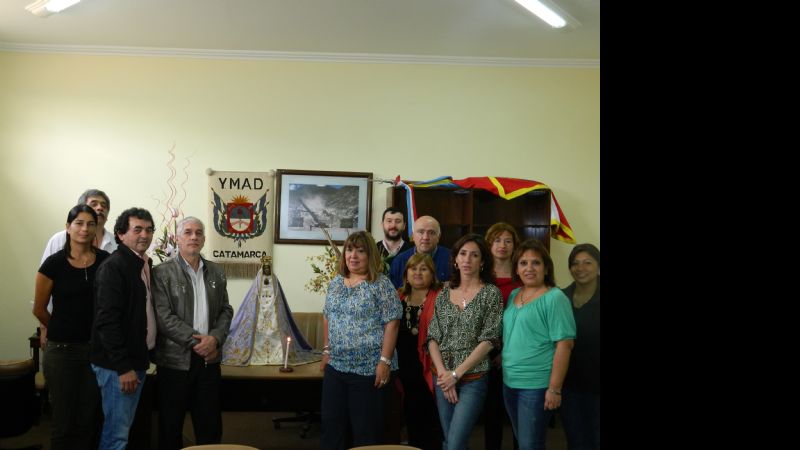 La Virgen del Valle visita por primera vez las oficinas de YMAD
