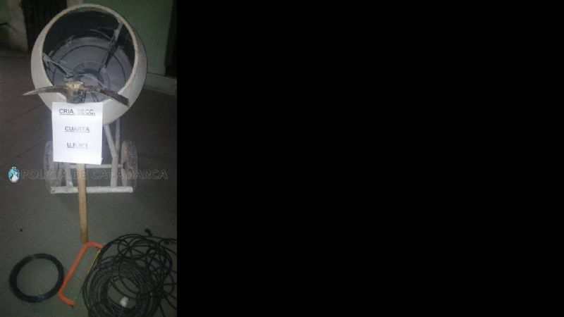 Lo atraparon tras robar en una obra en construcción