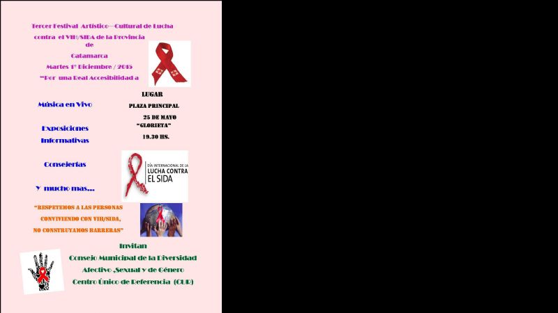 Actividades de concientización por el Día Mundial de la Lucha Contra el Sida