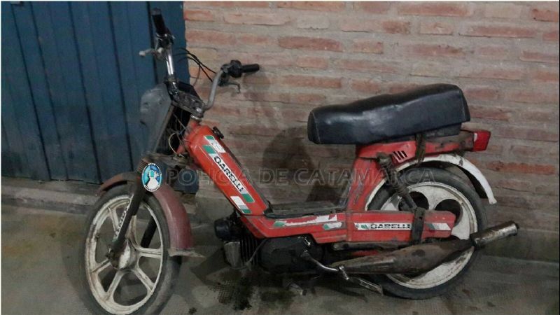 Secuestran un ciclomotor