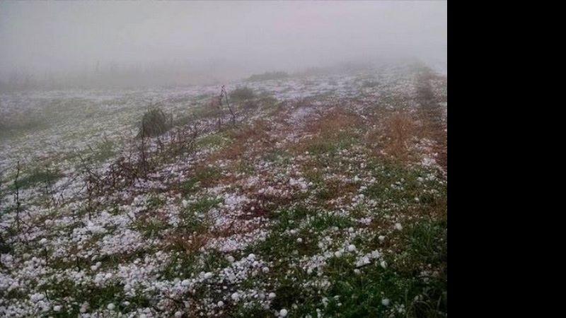 Sorpresa en Belén por la caída de granizo