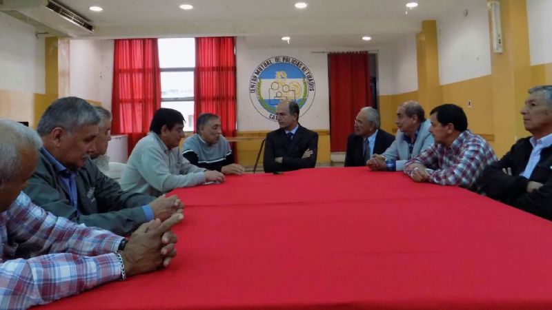 Reunión con la nueva comisión directiva de la Mutual Policías Retirados