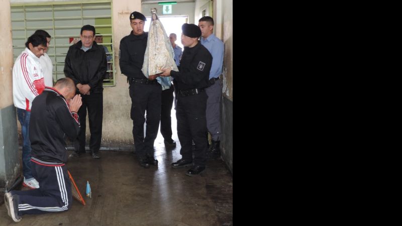 La Virgen del Valle llevó bendiciones a las unidades penitenciarias de varones y de mujeres