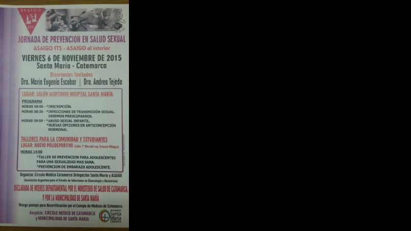 Jornada de prevención en salud sexual