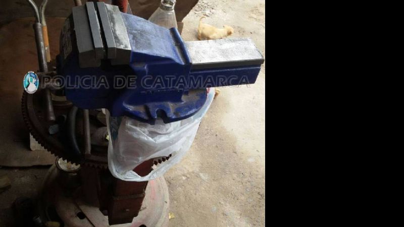 Recuperaron una morsa robada en una ferretería