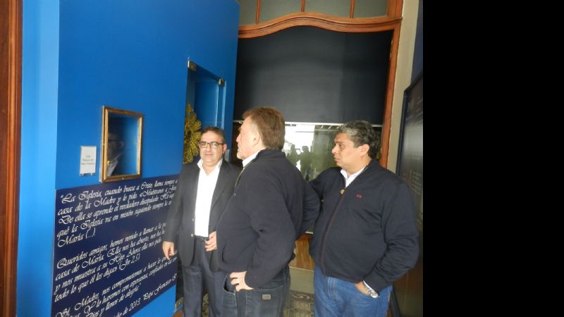 Jalil recibió a Domingo Amaya en una visita protocolar