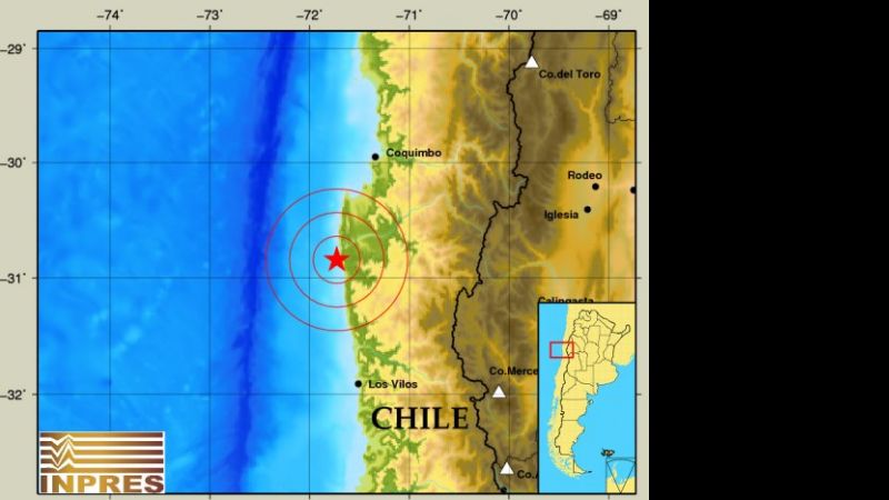 Fuerte sismo en Chile se sintió en Catamarca y otras cuatro provincias