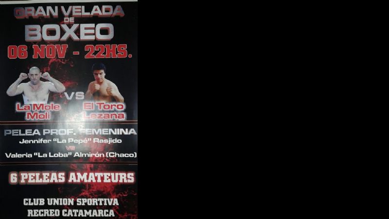 “La Pepé” Rasjido ganó, la noche del gran show de “la Mole” Moli