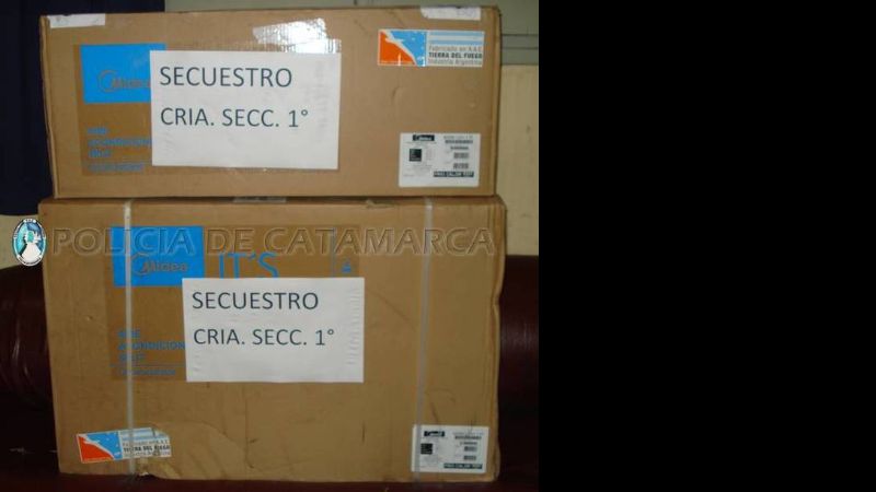 Secuestran un aire acondicionado