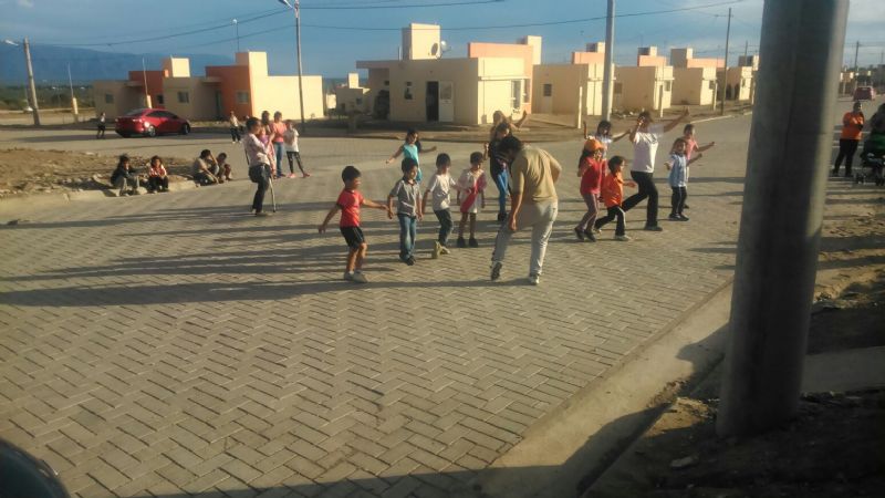 Fogón de la tradición y la amistad de vecinos de Valle Chico
