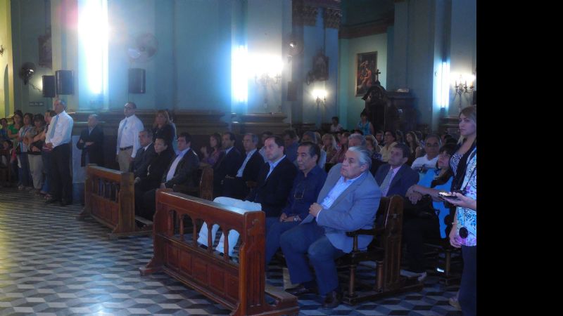 Los legislativos rindieron tributo a la Virgen del Valle