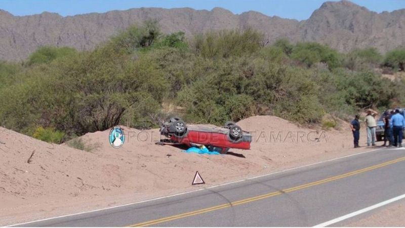 Vuelco fatal en Tinogasta