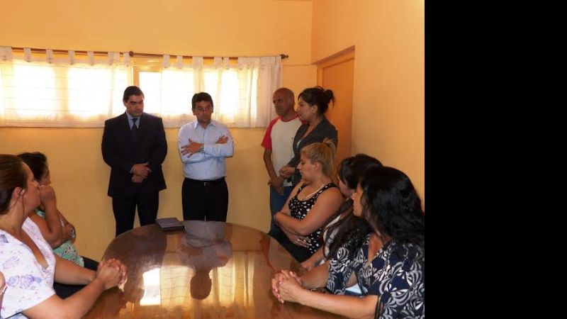 Ferreyra tuvo su primer contacto con empleados de Fray M. Esquiú