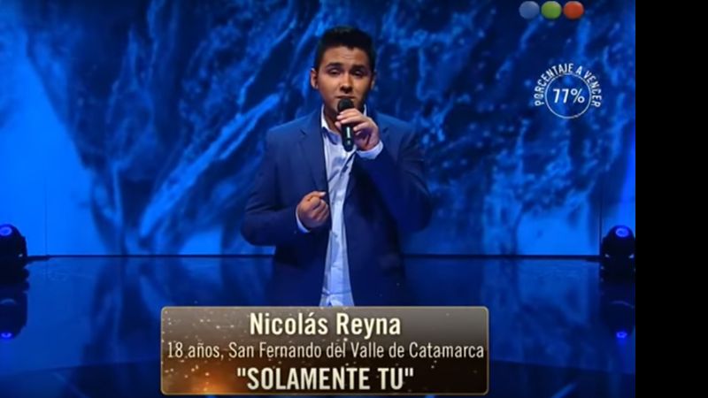 Nicolás está en la final y sueña con ser el “elegido”